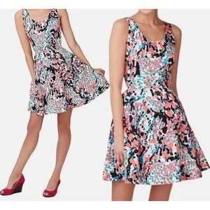 Lilly Pulitzer Black and White Sleeveless A-Line Dress